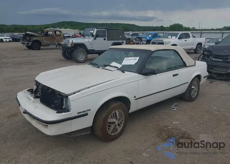1987 Pontiac Sunbird Se from USA, damaged, VIN 1G2JD31K1H7575709